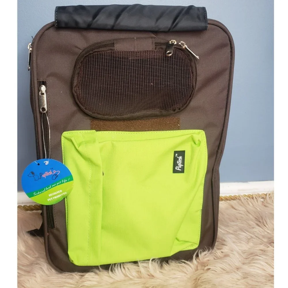NWT BRAND NEW! PUPTECK Comfort Small Dog Travel Carrier Backpack for Cat/Puppy